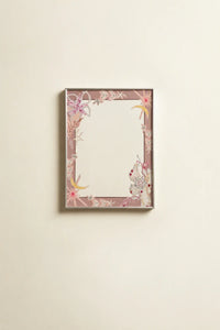 Stargazer Pink Metal-Trim Decorative Mirror
