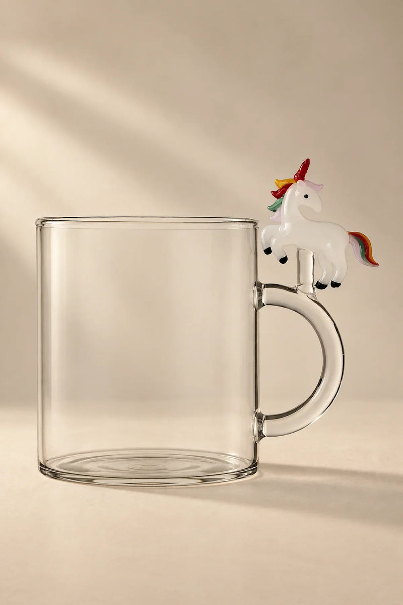 Enchanted Forest Clear Borosilicate Glass Drinkware