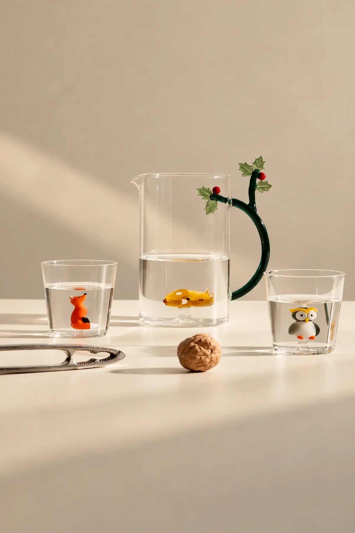 Enchanted Forest Clear Borosilicate Glass Drinkware