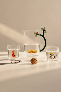 Enchanted Forest Clear Borosilicate Glass Drinkware