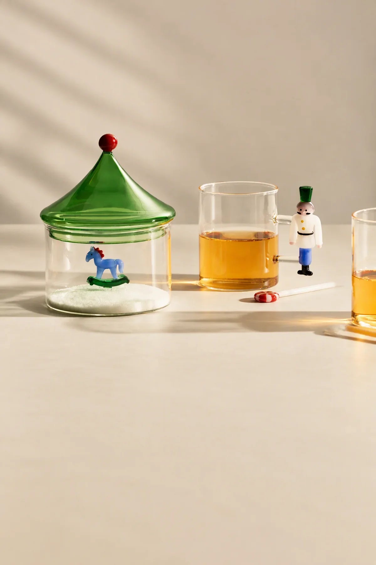 Enchanted Forest Clear Borosilicate Glass Drinkware