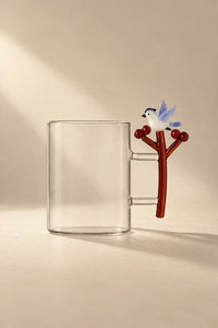 Enchanted Forest Clear Borosilicate Glass Drinkware