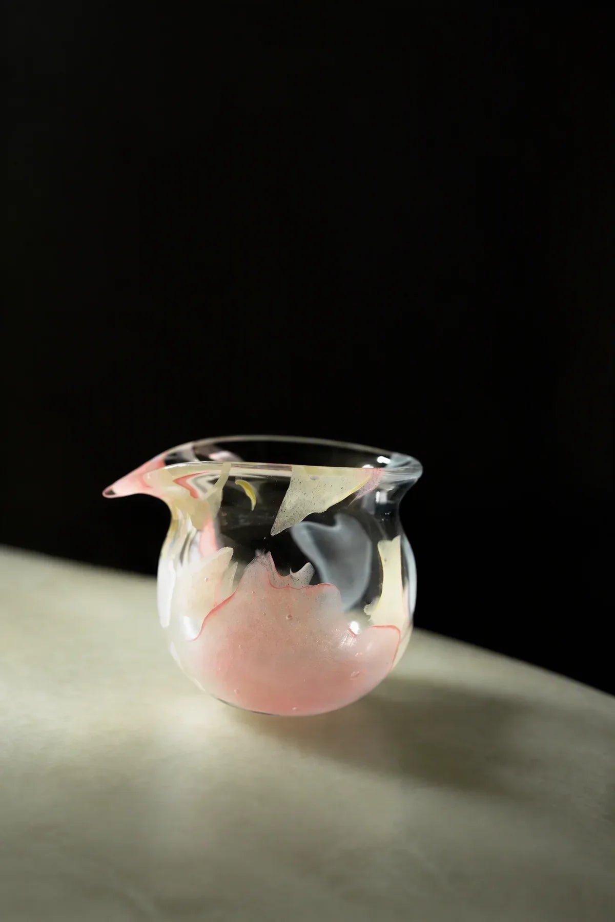 Petal Drift Clear Glass Drinkware Set