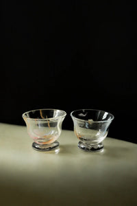 Petal Drift Clear Glass Drinkware Set