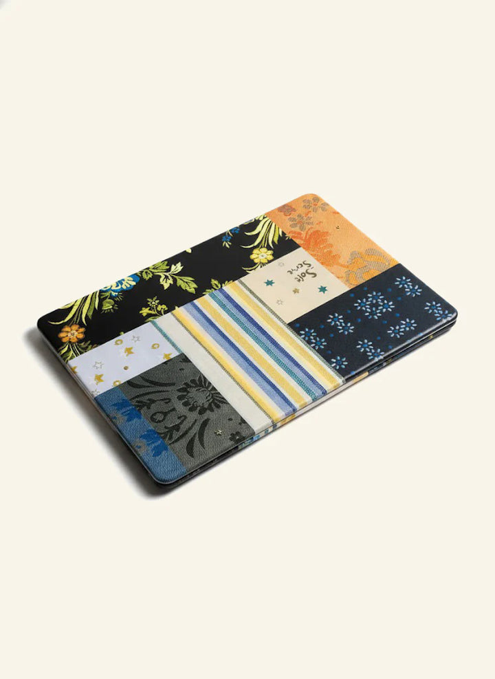 Satin Floral Patchwork Laptop Case - TRLab Shop
