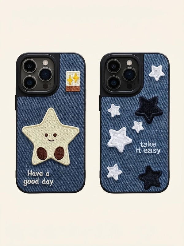 Embroidered Star Phone Case - TRLab Shop