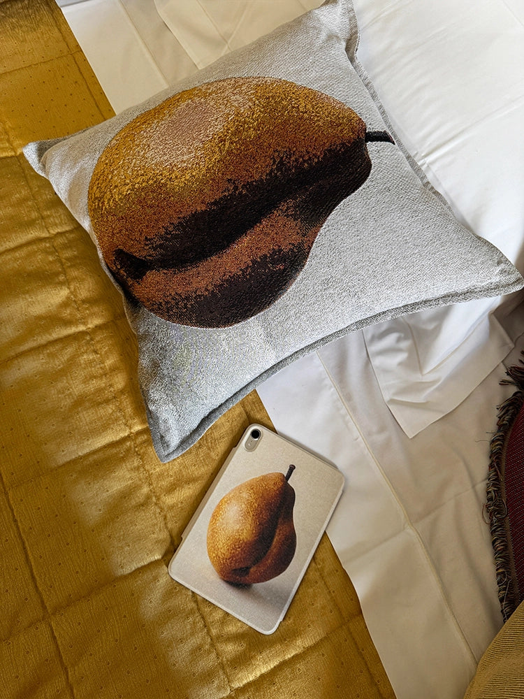 Pear & Grapes Cushion - TRLab Shop